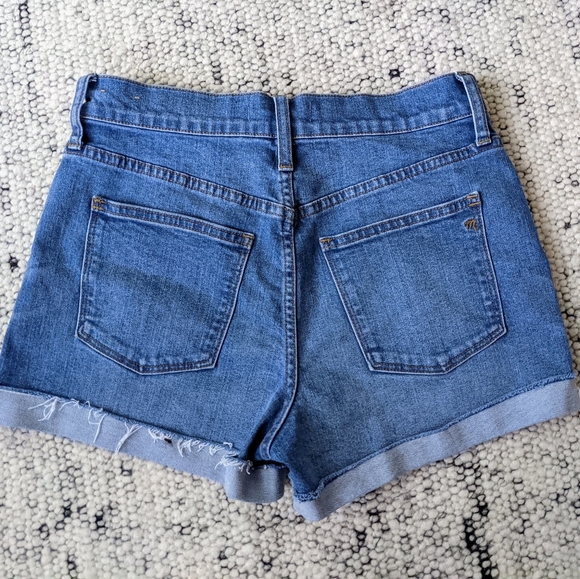 Madewell High-Rise Denim Boyshorts: Button-Through Edition - Picture 6 of 6